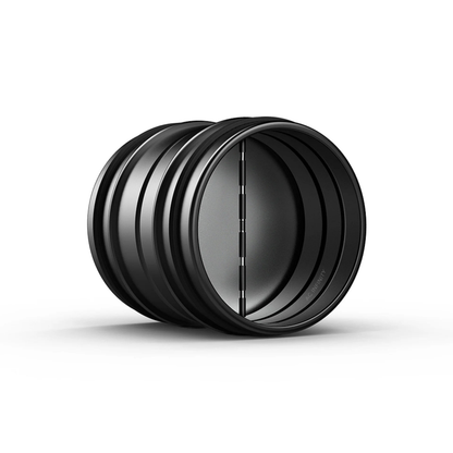 AC INFINITY - Backdraft Damper Ducting Insert, 100 mm (4 inch), Black Galvanised Steel