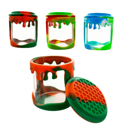 DripGuard Silicone Glass Dab Jar 60mm
