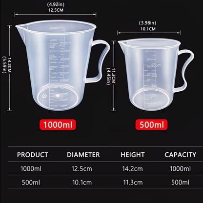 Plastic Measuring Cup 6 pieces