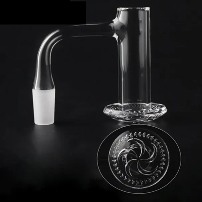 Full Weld Blender Bevelled Edge Quartz Terp Slurper Banger