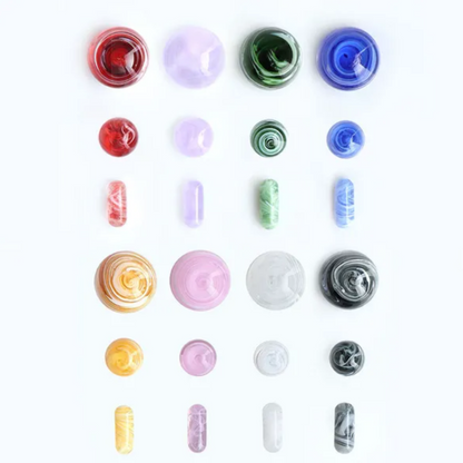 Terp Slurper Glass Marbles (Pearls, Pills and Nails)
