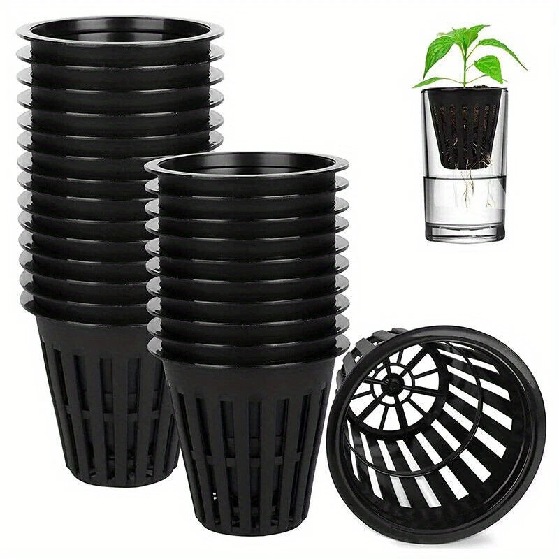 50mm Mesh Pot Black