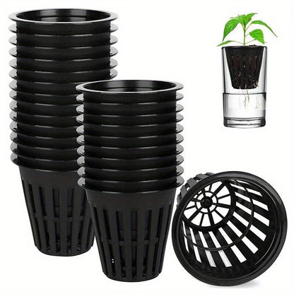 50mm Mesh Pot Black