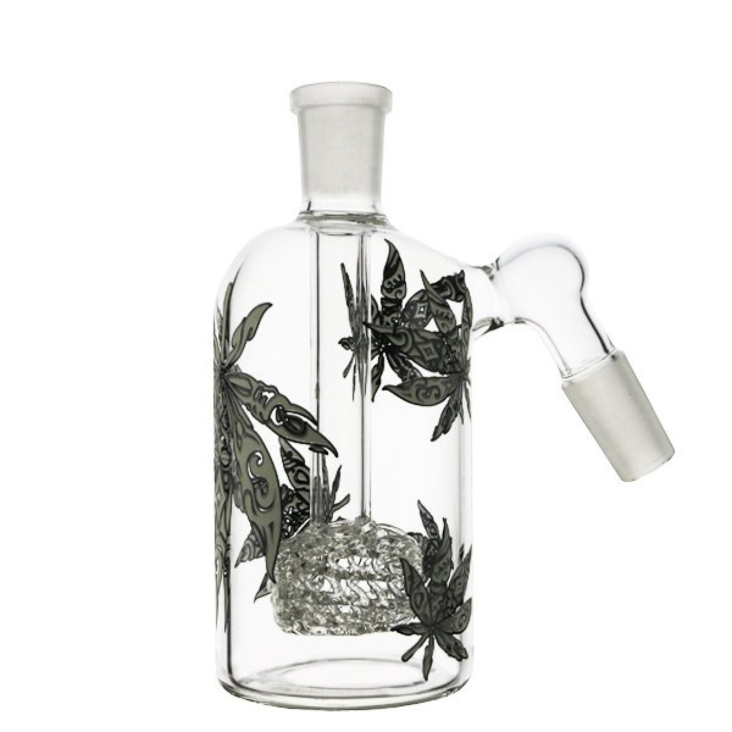 Glow In The Dark Marijuana Leaf Chamber – 14mm/14mm
