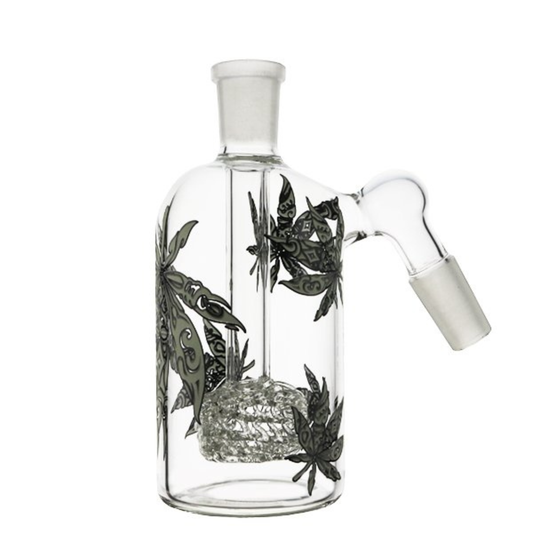 Glow In The Dark Marijuana Leaf Chamber – 14mm/14mm