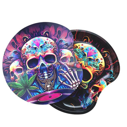 Metal Rolling Tray With Magnetic Lid