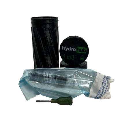 Reusable Glass Syringe w/ BONUS Hydro Hub Reusable Case