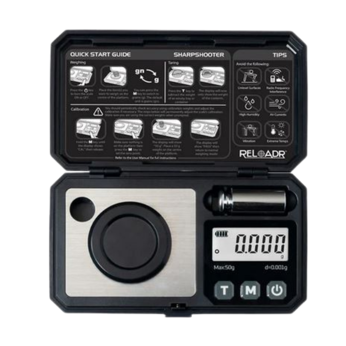 On Balance Reloader Sharpshooter Scale Milligram Kit RSS-50 (50g x 0.001g)
