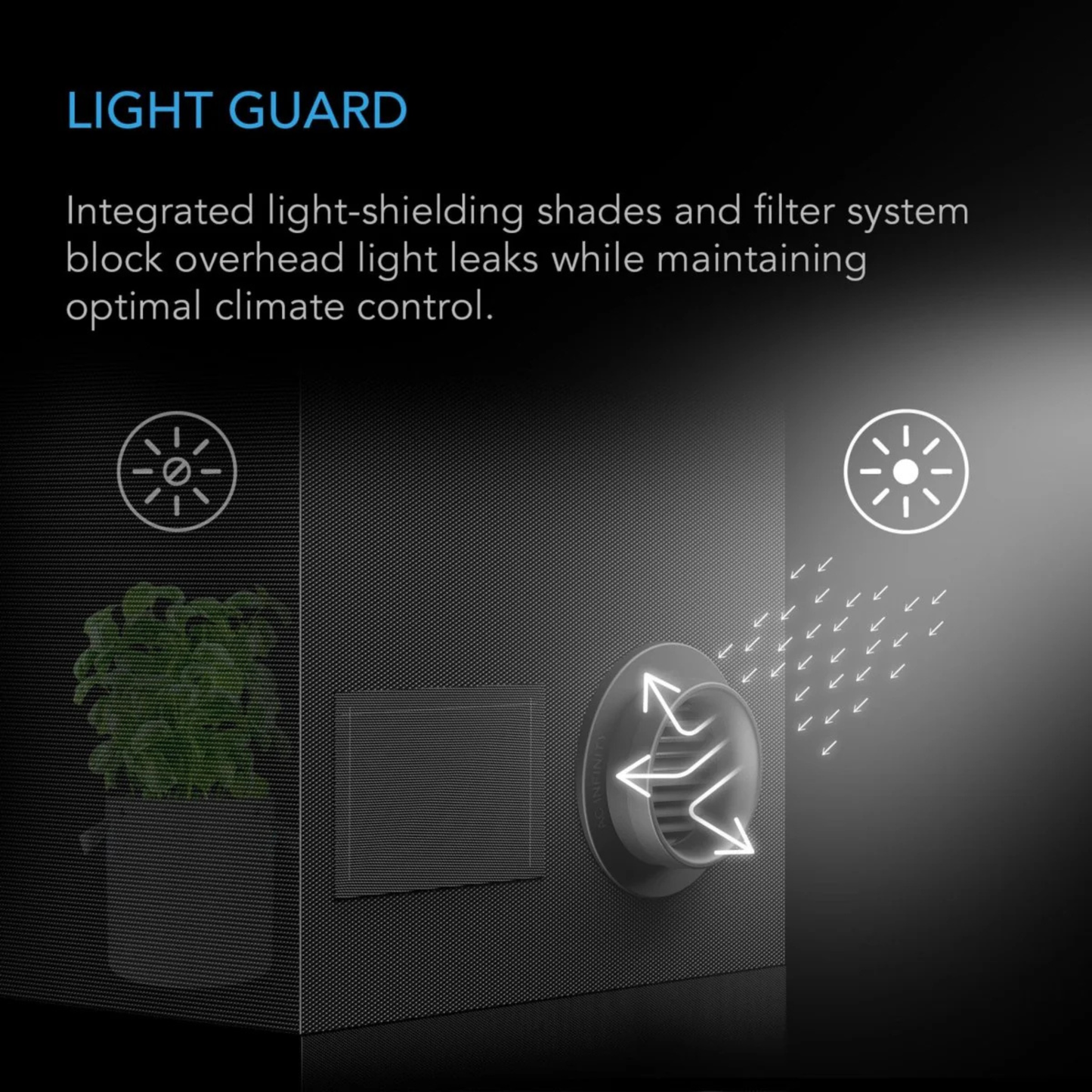 AC Infinity - Grow Tent Duct Vent Attachment 8 inch