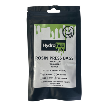 Hydro Hub - Rosin Press Extraction Filter Bags 2"x3" (5.08cmx7.62cm)