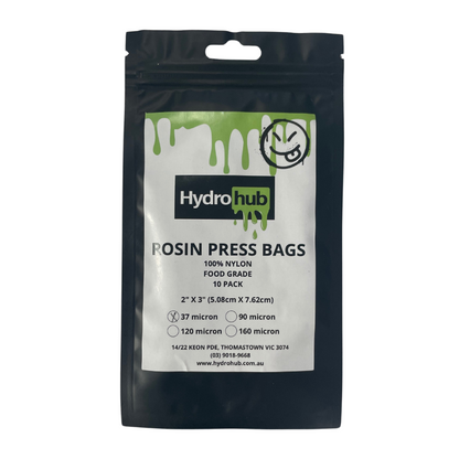 Hydro Hub - Rosin Press Extraction Filter Bags 2"x3" (5.08cmx7.62cm)
