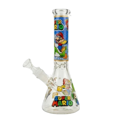 Super Mario Inspired Beaker Bong 25cm