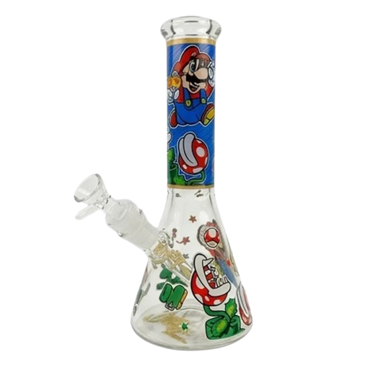 Super Mario Inspired Beaker Bong 25cm