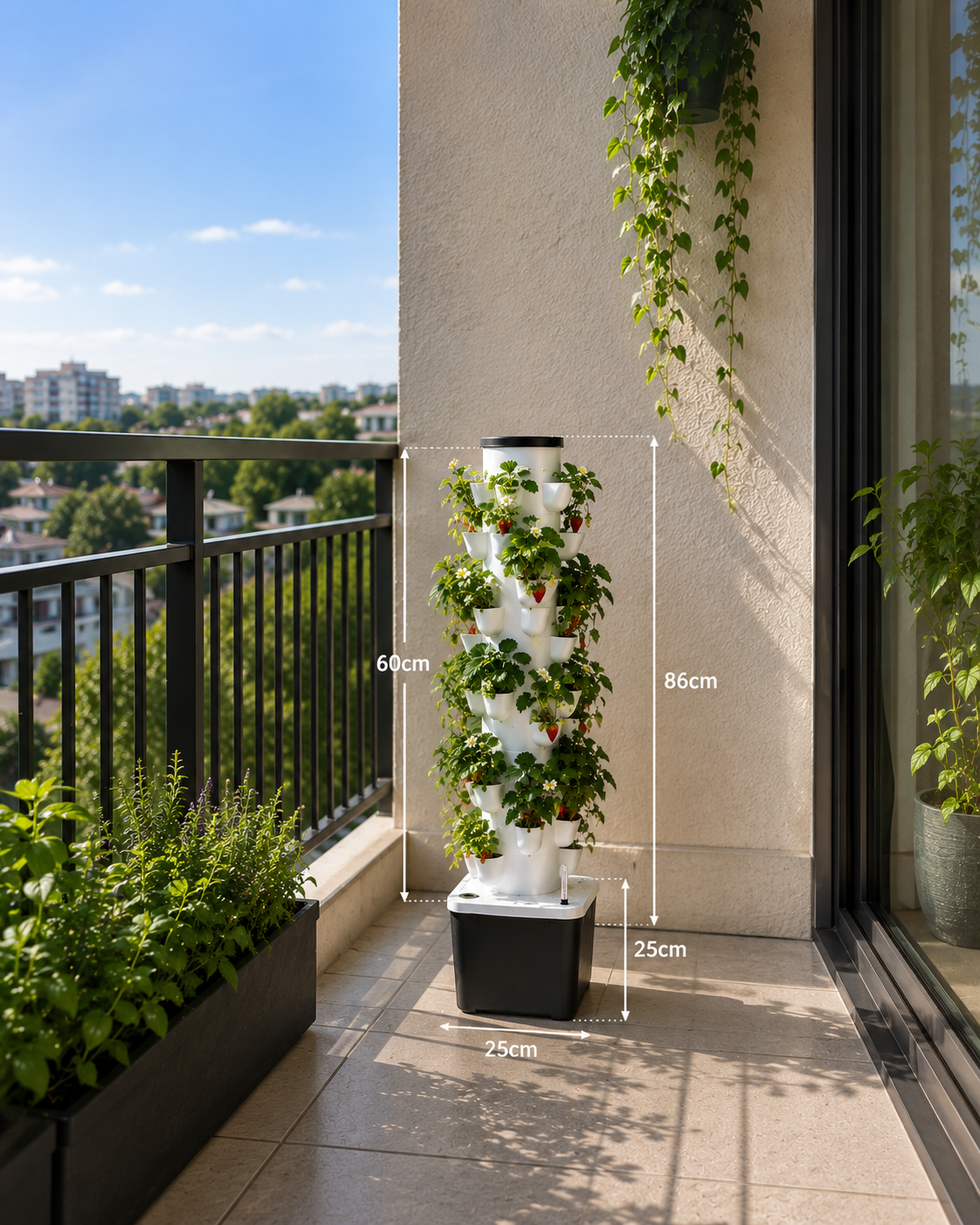 HydroCulture - Vertical Tower 30 Holes
