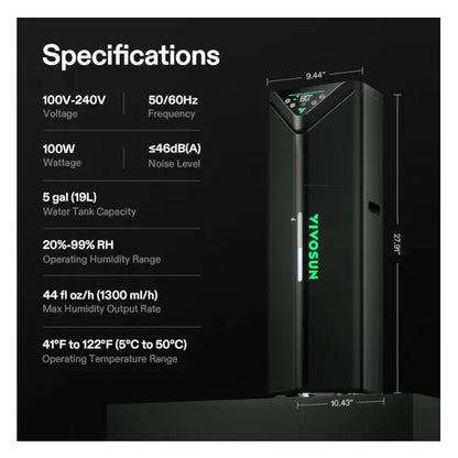 VIVOSUN - AEROSTREAM H19 HUMIDIFIER