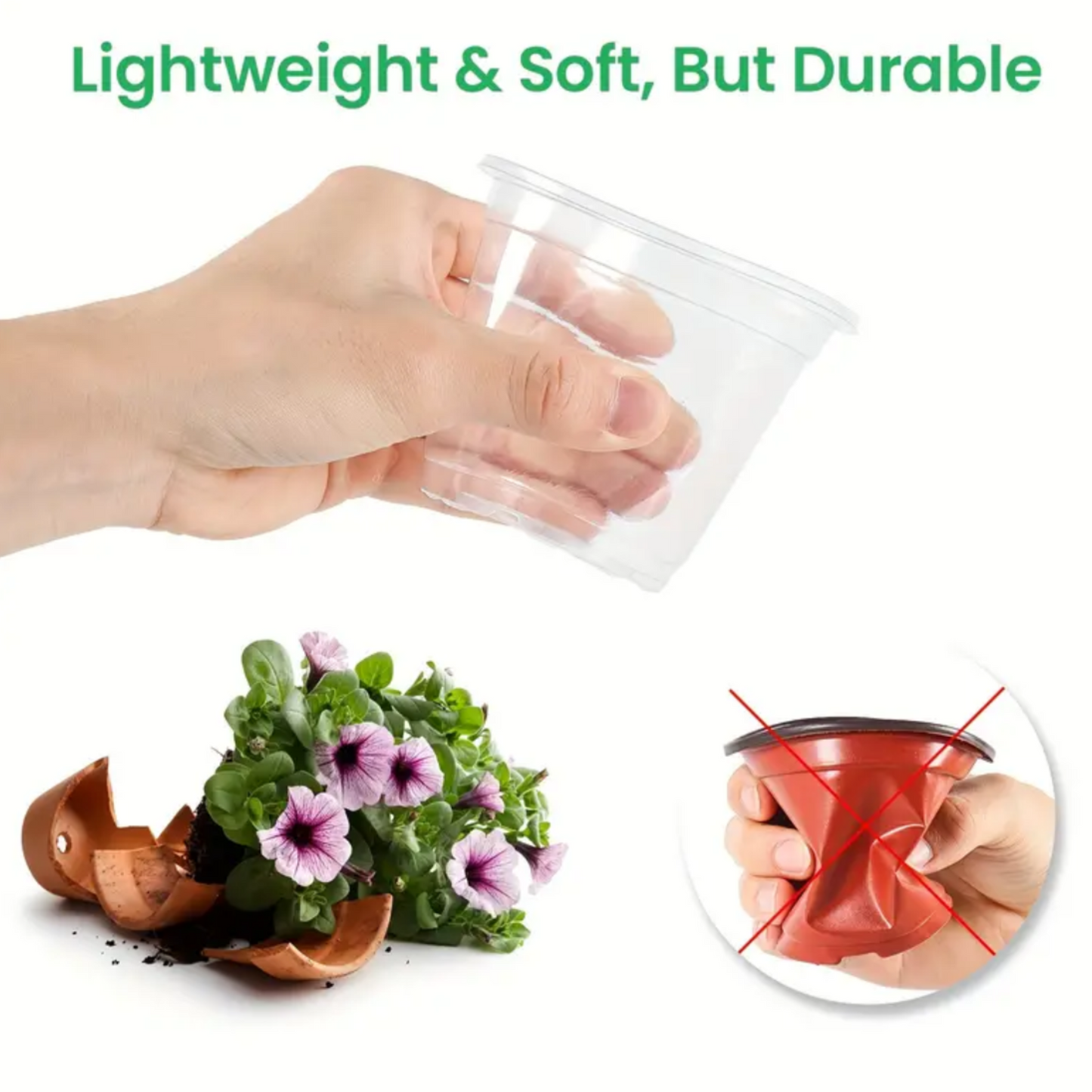Clear Plastic Pot