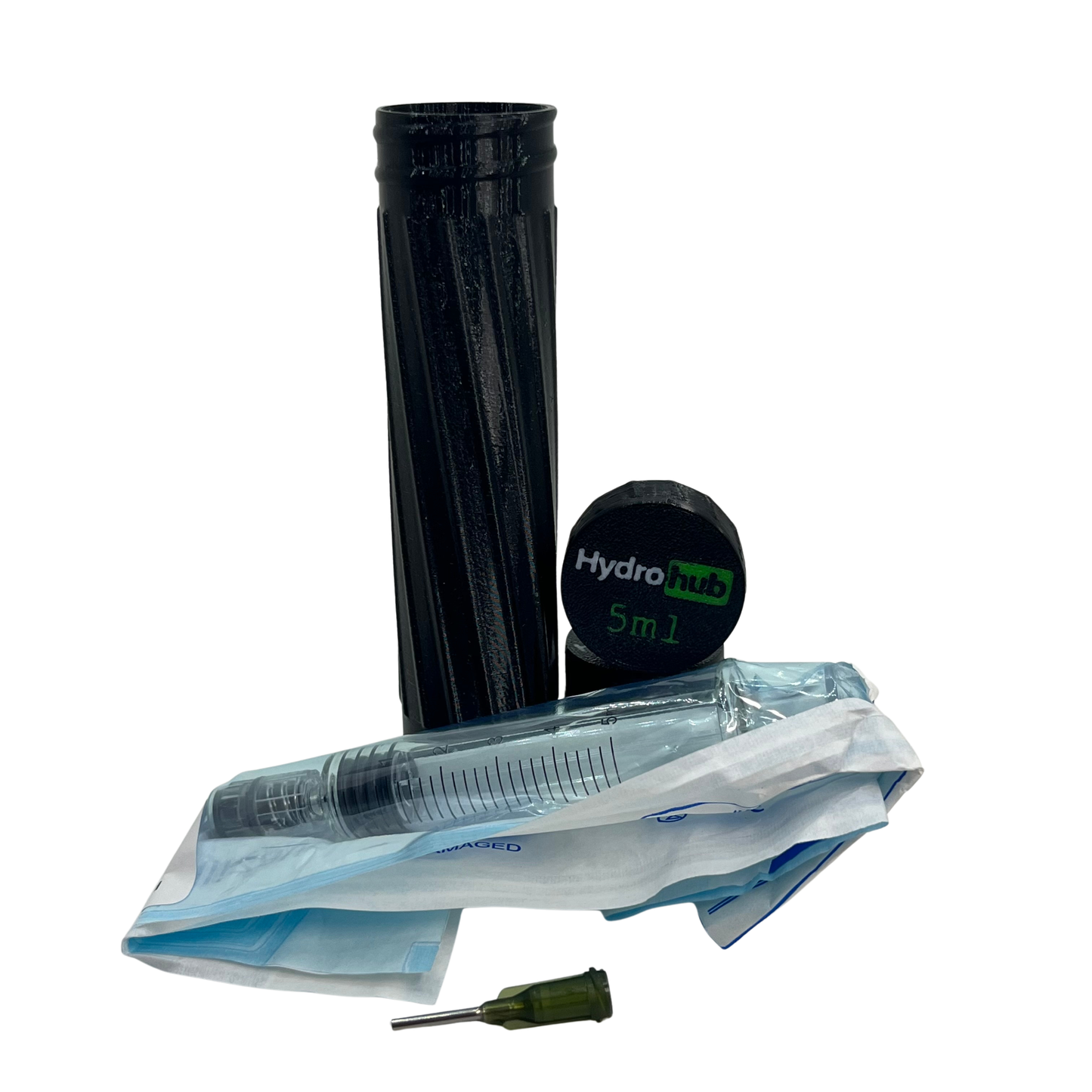 Reusable Glass Syringe w/ BONUS Hydro Hub Reusable Case