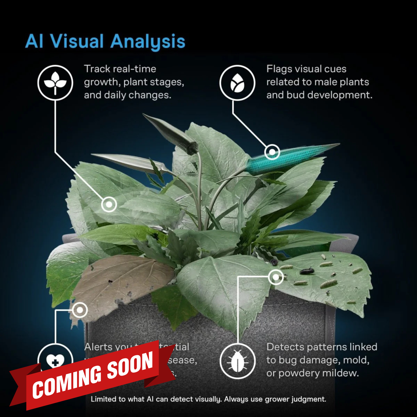 (LANDING SEPTEMBER) Spectron 7, AI-Powered Grow Camera 4k AC Infinity