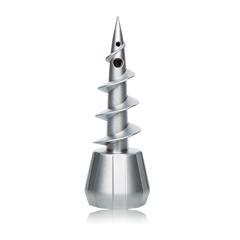 Metal Screw Shaped Smoking Bowl For Glass Bong/Water Pipe