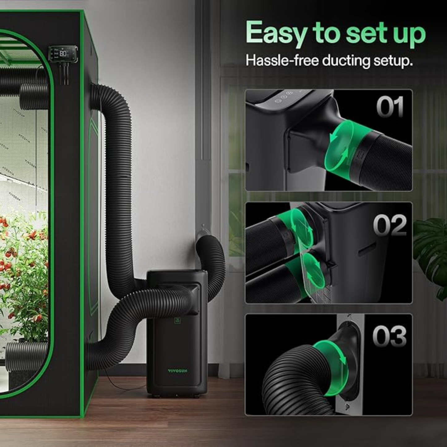 VIVOSUN - AeroLush C08 Smart Air Conditioner
