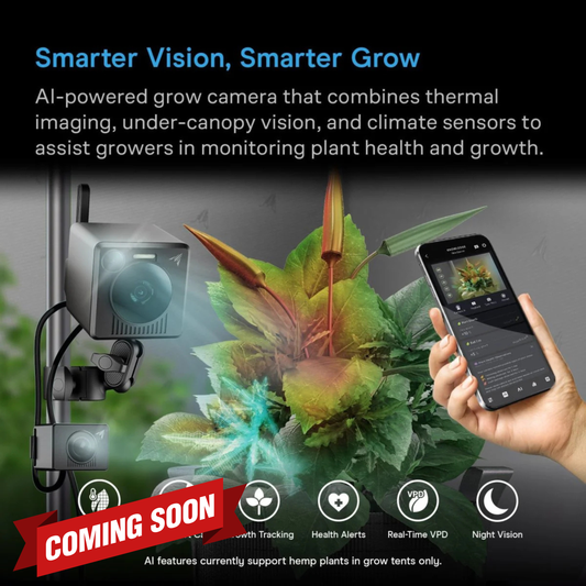 (LANDING SEPTEMBER) Spectron 7, AI-Powered Grow Camera 4k AC Infinity