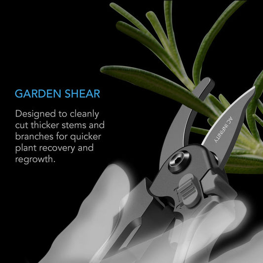 AC Infinity - Stainless Steel Pruning Shear, 8” Bypass Blades