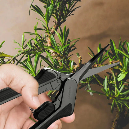 AC Infinity - Stainless Steel Pruning Shear, Ergonomic Lightweight, 6.6” Straight Blades