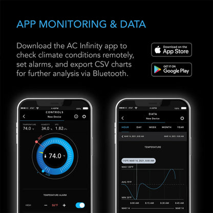 AC Infinity - Cloudcom A1, Mini Smart Thermo-Hygrometer