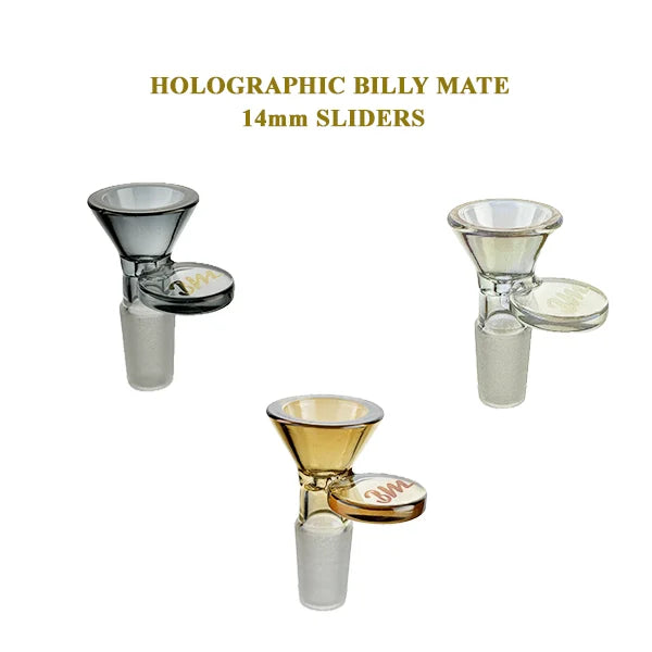 Billy Mate - Holographic Glass Slider (14mm)