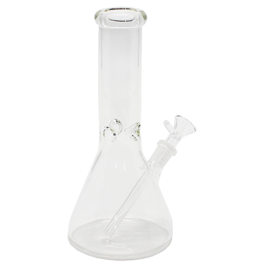 Clear Glass Beaker with Ice catcher waterpipe