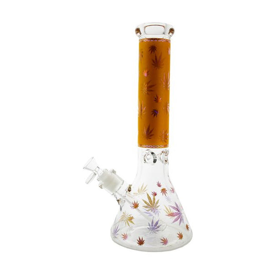 Glow In The Dark Mary Jane Glass Beaker Waterpipe – 25cm