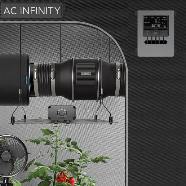 ***SPECIAL ORDER*** Cloudline Pro T10, AC Infinity, Quiet Inline Duct Fan System with Temperature Humidity VPD Controller 69 Pro, 10 Inch - 250 MM