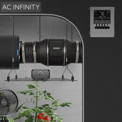 ***SPECIAL ORDER*** Cloudline Pro T10, AC Infinity, Quiet Inline Duct Fan System with Temperature Humidity VPD Controller 69 Pro, 10 Inch - 250 MM