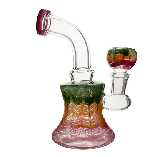 Accent Ripple Base Glass Rig and Bong 14mm