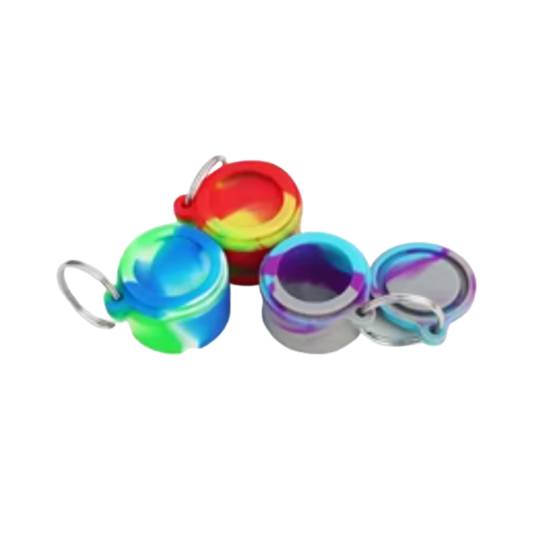 6ml Key Chain Silicone Wax Jar Container