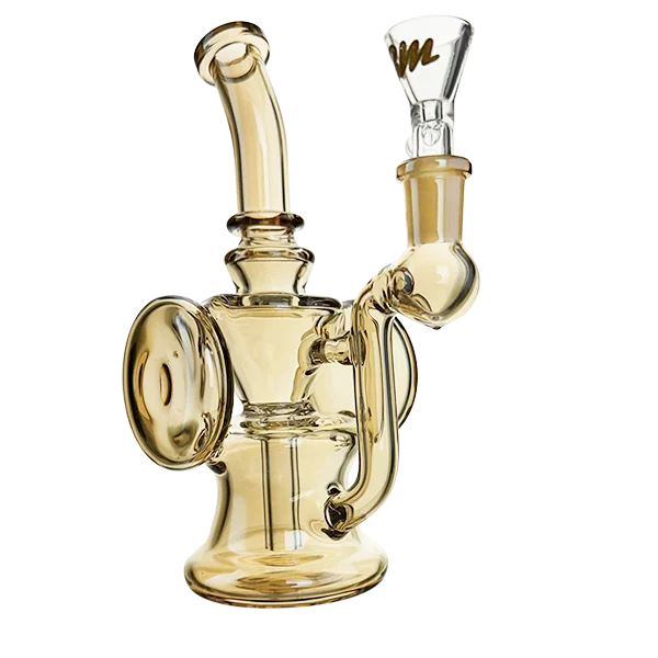Ultimate Gold Recycler Glass Bong 15cm