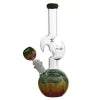 Waterpipe w/ Matching Cone Piece - Colored Squiggly