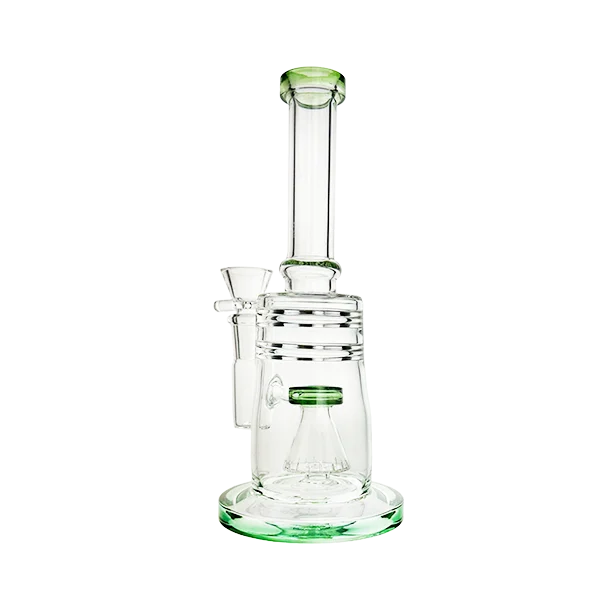 Ultimate AuraStack Compact Perc Glass Bong 20cm - Pink