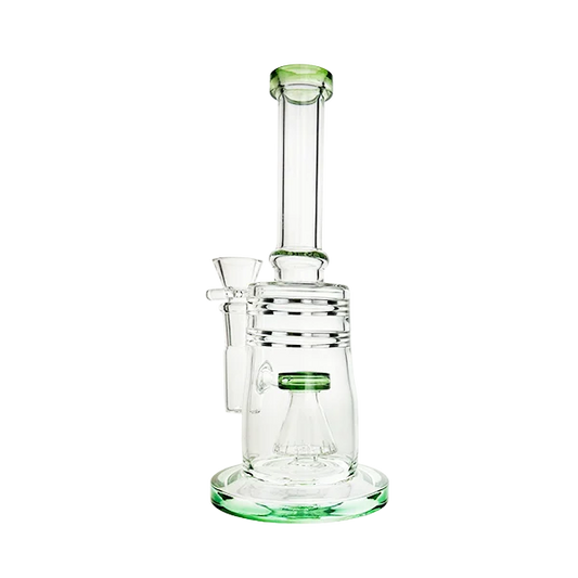 Ultimate AuraStack Compact Perc Glass Bong 20cm - Pink