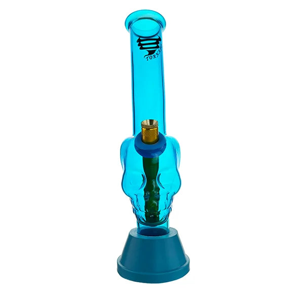 Ultimate - Tornado Gripper Purple Skull Glass Bong