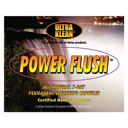 Ultra Klean - Power Flush Permanent Cleansing Capsules 14 x 600mg