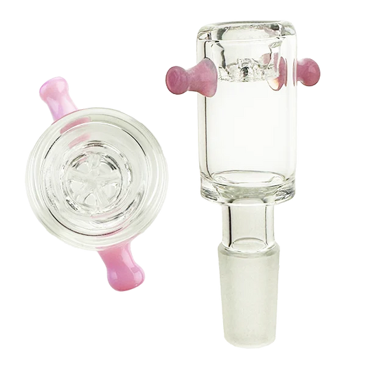 SpinLock - 14mm Glass Cone Piece - Pink
