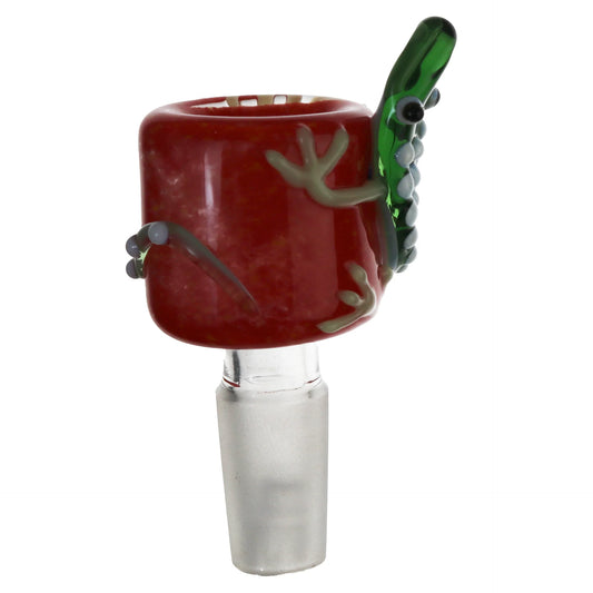 Unique Gecko Grip 14mm Glass Cone Piece