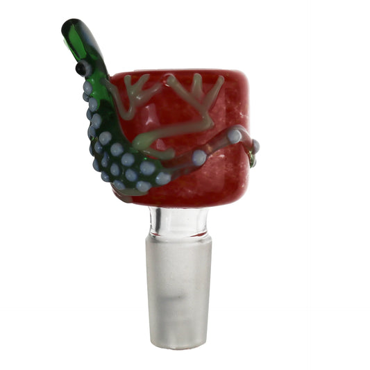 Unique Gecko Grip 14mm Glass Cone Piece