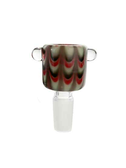 Cylinder Glass Candy Cone Piece 14mm