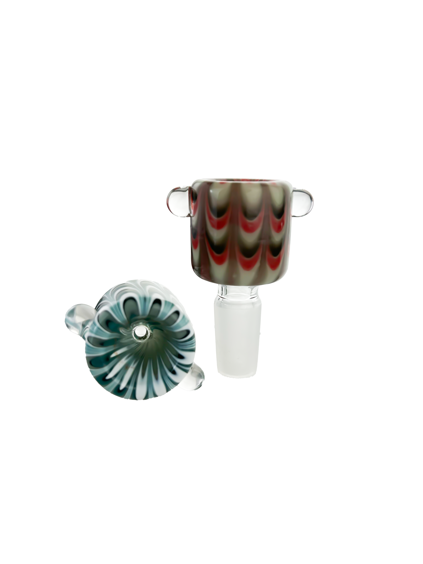 Cylinder Glass Candy Cone Piece 14mm