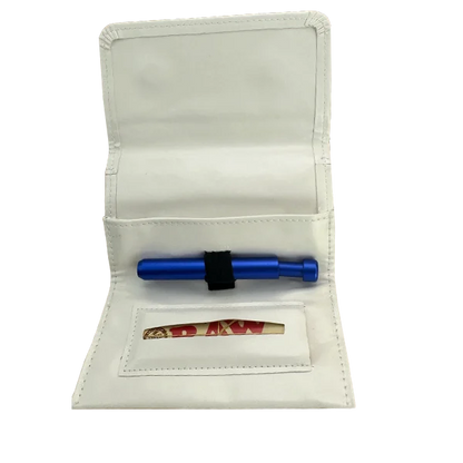 *CLEARANCE* Everyday Smoker’s Pouch with Magnetic Lock - White