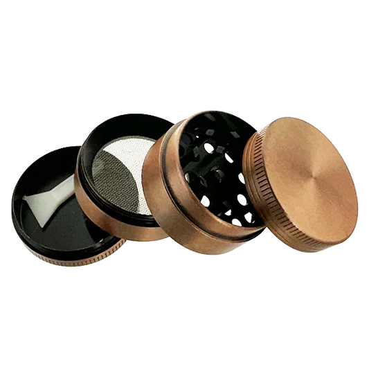 4 Piece Herb Grinder, Aluminum – 40 × 36mm