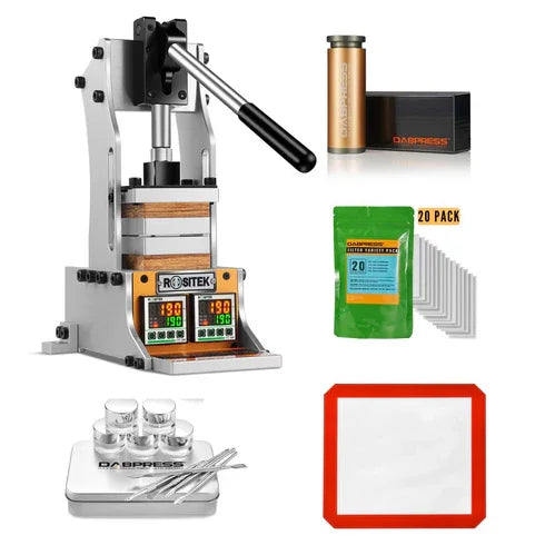 ***SPECIAL ORDER*** Rositek 2ton Manual Rosin Heat Press Bundle