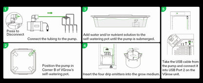 VIVOSUN - FLEXFEED DRIP IRRIGATION KIT FOR VGROW SMART